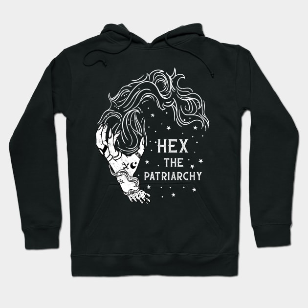 Hex the Patriarchy - Funny Witchcraft T-Shirt Hoodie by biNutz